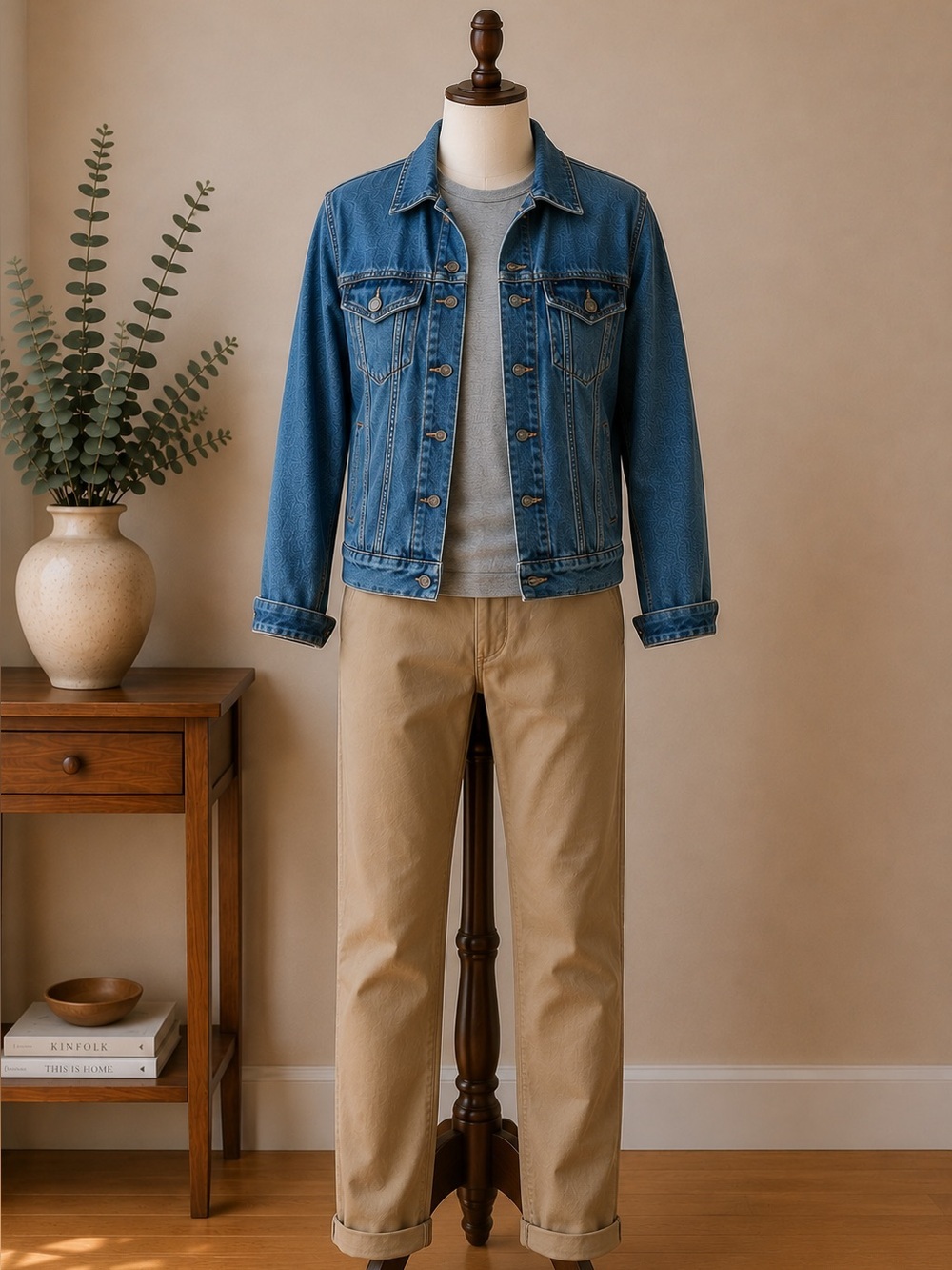 Signature by Levi Strauss Men's Small Denim Trucker Jacket